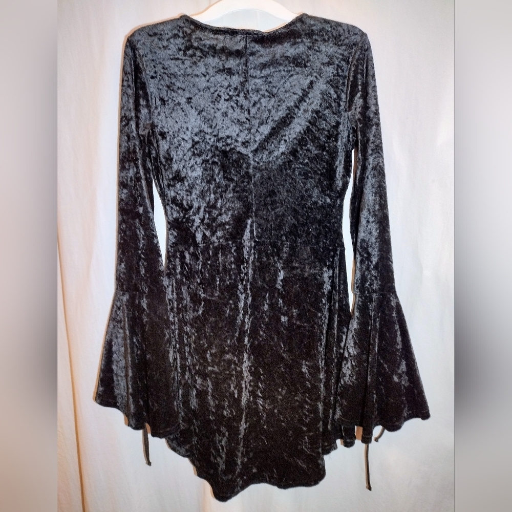Lip Service Lace-up Top Size M  TRIPP NYC ROYAL BONES - Picture 12 of 13